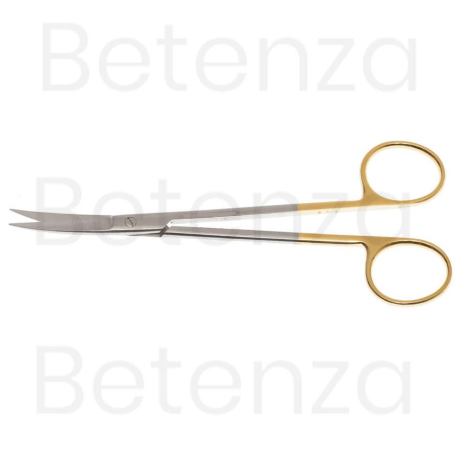 Joseph Onyx Nasal Scissors, 5-1.2 in (14cm), Curved, Sharp