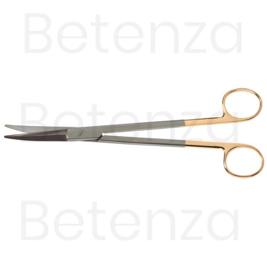 Aston Facelift Serrated Onyx Scissors, Curved
